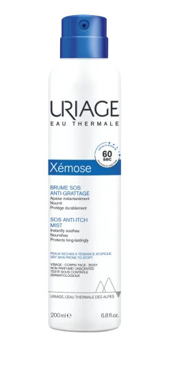 Brume SOS Anti-grattage Xémose Uriage - spray de 200 ml