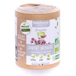 Bruyère Bio Ecoresponsable Nat&Form - boite de 200 gélules
