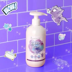 Bubble Kiss soin lavant doux bébés et enfants Les Secrets de Loly - flacon-pompe de 400ml