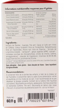 Burn Fat STC Nutrition - boite de 120 gélules