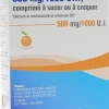 Cacit Vitamine D3 500 mg/1000 UI - boîte de 30 comprimés à croquer ou sucer