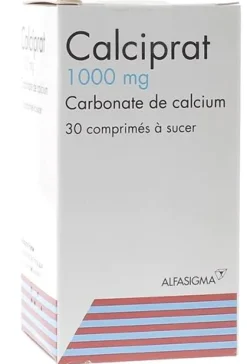 Calciprat 1000mg comprimé à sucer - boîte de 30 comprimés