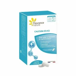 Calcium D3 K2 Fleurance nature - boîte de 60 comprimés