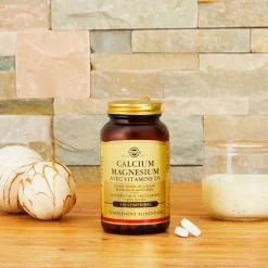 Calcium magnésium vitamine D3 Solgar - pot de 150 comprimés