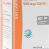 Calcium vitamine D3 Biogaran 500mg/400 UI - Boîte de 60 comprimés à sucer