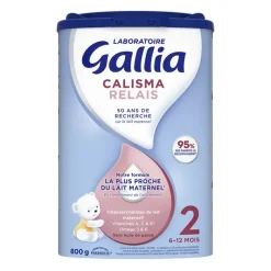 Calisma Relais Lait en poudre 2ème âge Gallia - pot de 800g