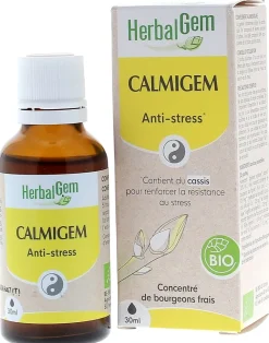 Calmigem anti-stress HerbalGem - flacon compte-gouttes de 30 ml