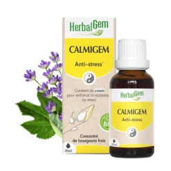 Calmigem anti-stress HerbalGem - flacon compte-gouttes de 30 ml