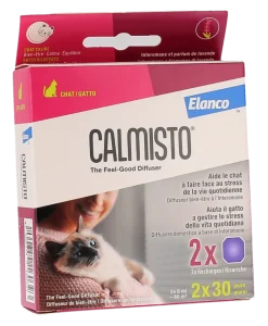 Calmisto diffuseur de bien être pour chat Elanco - 2 recharges de 6ml