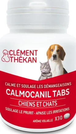 Calmocanil tabs démangeaisons chiens et chats Clément Thékan - pot de 30 comprimés