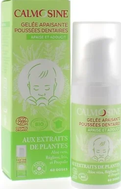 Calmosine Gelée apaisante poussées dentaires bio Laudavie - flacon-pompe de 15ml