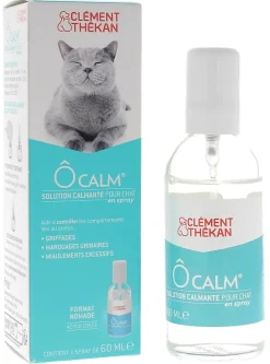 Ôcalm Solution calmante pour chat Clément Thékan - spray de 60 ml