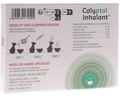Calyptol inhalant émulsion pour inhalation par fumigation - boîte de 10 ampoules