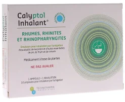 Calyptol inhalant émulsion pour inhalation par fumigation - boîte de 10 ampoules