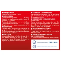 Cantalène comprimé à sucer Cooper – 24 comprimés