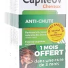 Capileov anti-chute double action Nutreov - boîte de 90 gélules pour 3 mois dont 1 mois offert