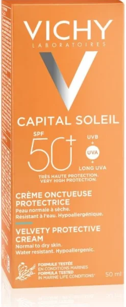 Capital Soleil Crème onctueuse protectrice SPF50+ Vichy - tube de 50 ml