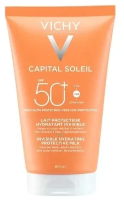 Capital Soleil Lait protecteur hydratant invisible SPF50+ Vichy