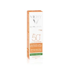 Capital Soleil SPF 50+ crème matifiante 3-en-1 Vichy - tube de 50 ml