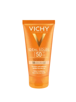 Capital soleil spf 50 haute protection BB émulsion toucher sec teinté Vichy - tube de 50 ml