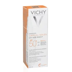 Capital Soleil UV-Age Daily fluide anti-photovieillissement SPF50+ Vichy