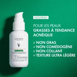 Capital Soleil UV-Clear Fluide anti-imperfections SPF50+ Vichy - flacon-pompe de 40 ml