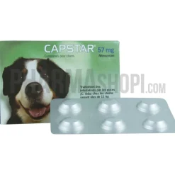 Capstar 57 mg comprimé pour chiens - boite de 6 comprimés