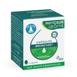 Capsules bronches aromadoses Phytosun arôms - 30 capsules