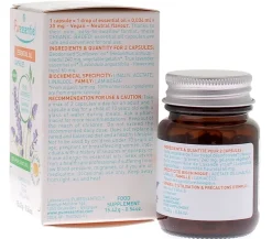 Capsules d'huile essentielle de lavande vraie bio Puressentiel - boîte de 60 capsules