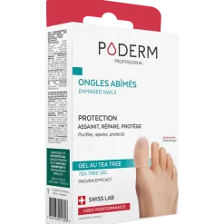 Capuchon orteil ongle abîmé gel au tea tree Poderm - une unité