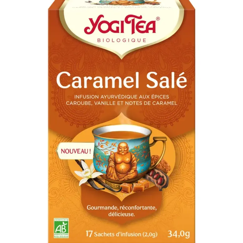 Caramel salé BIO Yogi Tea - boite de 17 sachets