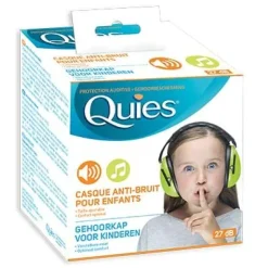Casque anti-bruit pour enfants vert Quies - un casque