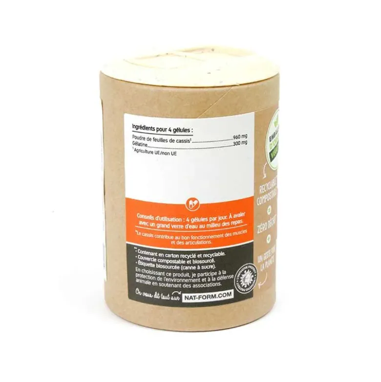 Cassis Bio Ecoresponsable Nat&Form