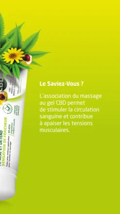 CBD Gel de massage Syntholkiné - tube de 50ml