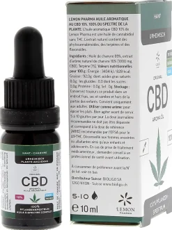 CBD 10% Lemon Pharma - flacon de 10ml