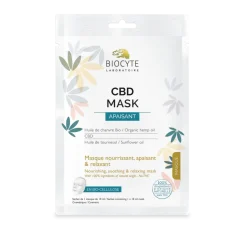 CBD Mask Masque visage apaisant Biocyte - un masque
