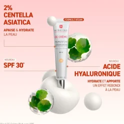 CC crème à la Centella Asiatica teinte caramel SFP30 Erborian - tube de 15ml