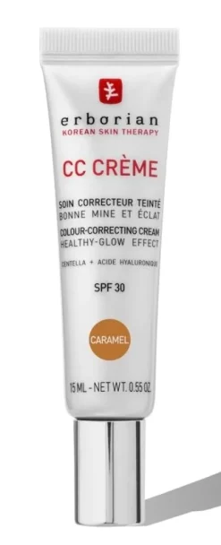 CC crème à la Centella Asiatica teinte caramel SFP30 Erborian - tube de 15ml