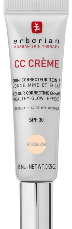 CC crème soin correcteur teinté SPF30 teinte porcelain Erborian
