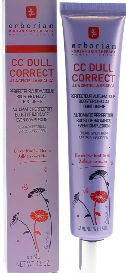 CC dull correct à la Centella Asiatica Erborian - tube de 45 ml