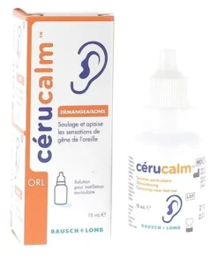 Cerucalm solution auriculaire démangeaisons Bausch + Lomb – 15 ml