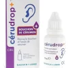 CeruDrop+ Solution auriculaire excès de cérumen Bausch Lomb - flacon de 12ml