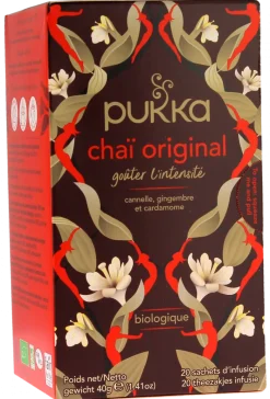Chaï original bio Pukka - boite de 20 sachets