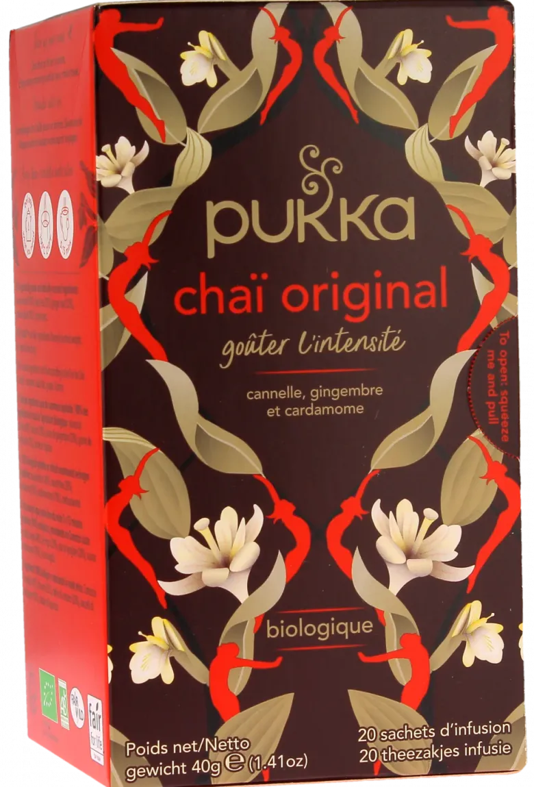 Chaï original bio Pukka - boite de 20 sachets