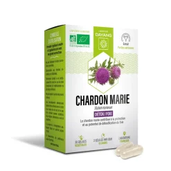 Charbon marie bio Dayang - boite de 30 gélules