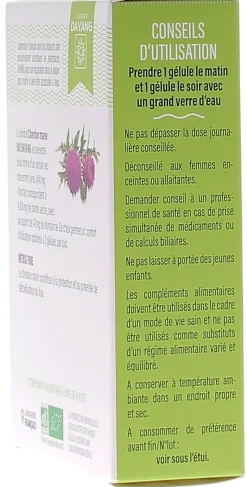 Charbon marie bio Dayang - boite de 30 gélules