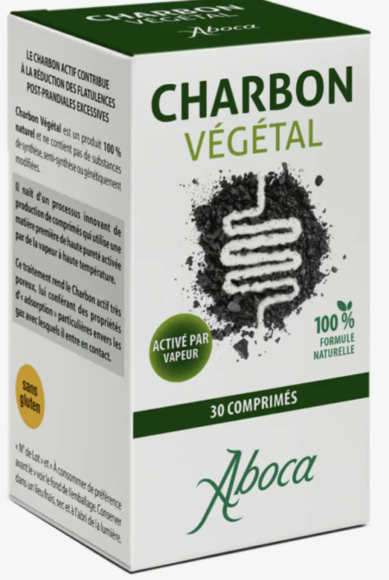 Charbon végétal Aboca – 30 comprimés