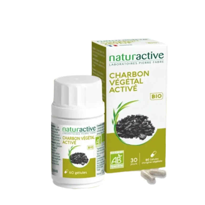 Charbon végétal activé bio Naturactive