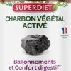 Charbon végétal Super Diet - boîte de 150 gélules