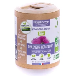 Chardon marie Bio Ecoresponsable Nat&Form - boite de 200 gélules